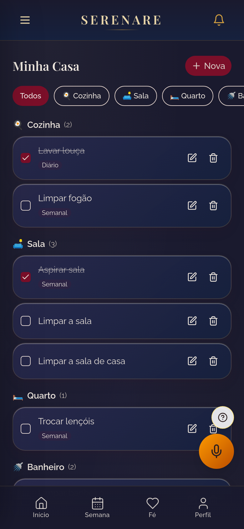 SERENARE - Minha Casa